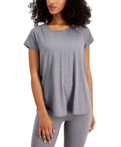 Ideology Activewear Sweat Set T-shirt In Gray
