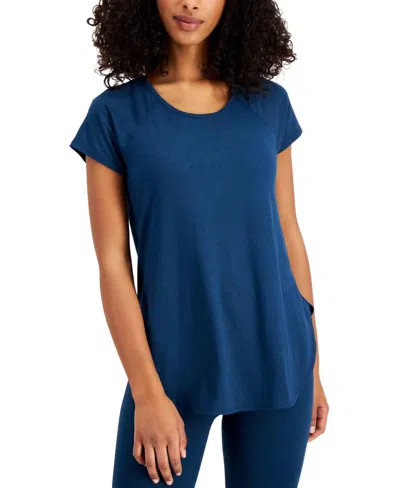 Ideology Activewear Sweat Set T-shirt In Ocean In Blue