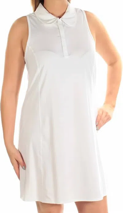 Ideology Activewear Tennis Polo Dress In Bright White