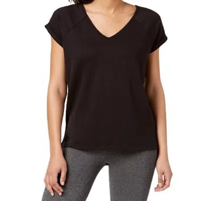 Ideology Activewear V Back T-shirt In Black In Multi