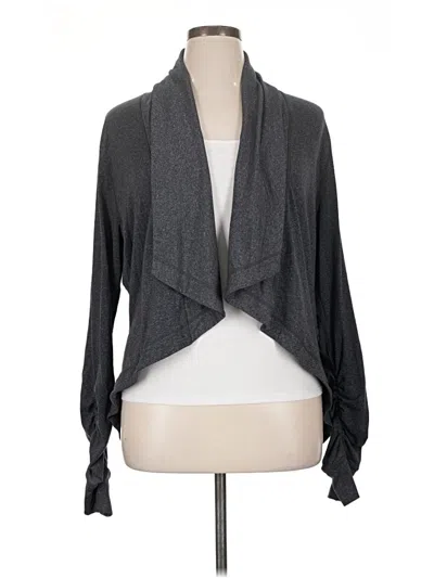 Pre-owned Ideology Cardigan Sweater In Gray