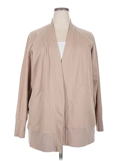 Pre-owned Ideology Cardigan Sweater In Tan