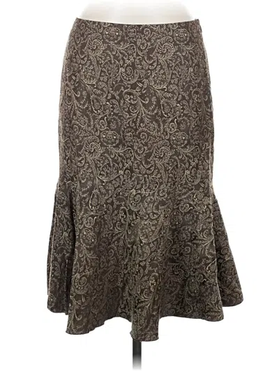 Pre-owned Ideology Casual Skirt In Brown