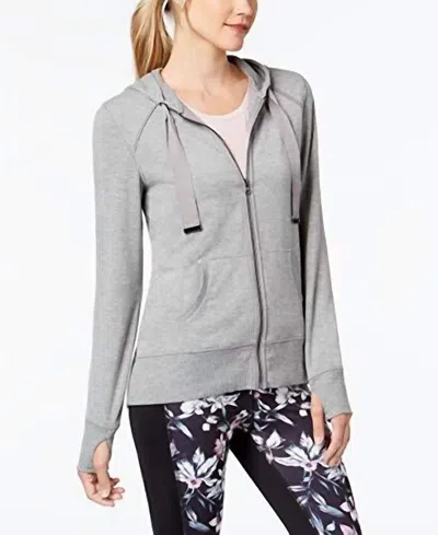Ideology Full Zip Long Sleeve Hoodie In Stormy Heather In Multi