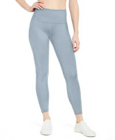 Ideology High-waist Side-pocket 7/8 Leggings In Calming Blue
