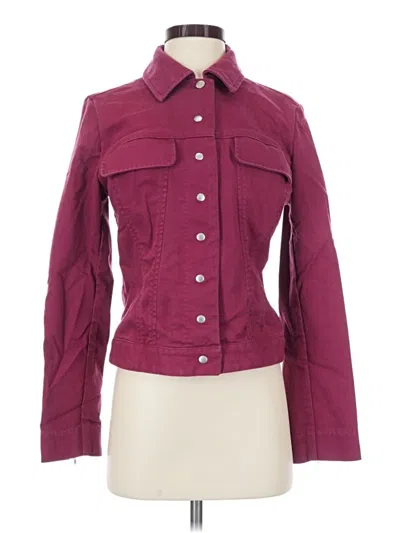 Pre-owned Ideology Jacket In Burgundy