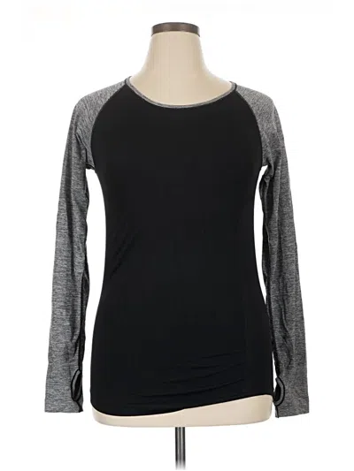 Pre-owned Ideology Long Sleeve T-shirt In Black