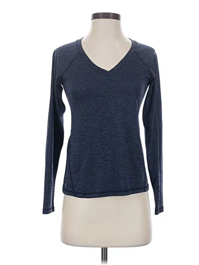 Pre-owned Ideology Long Sleeve T-shirt In Blue
