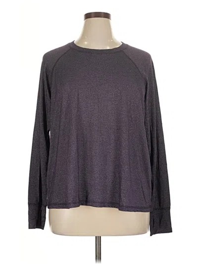 Pre-owned Ideology Long Sleeve T-shirt In Gray