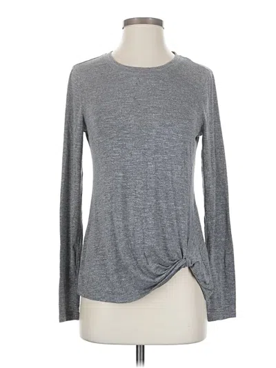 Pre-owned Ideology Long Sleeve T-shirt In Gray