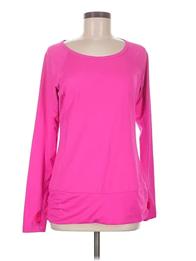 Pre-owned Ideology Long Sleeve T-shirt In Pink