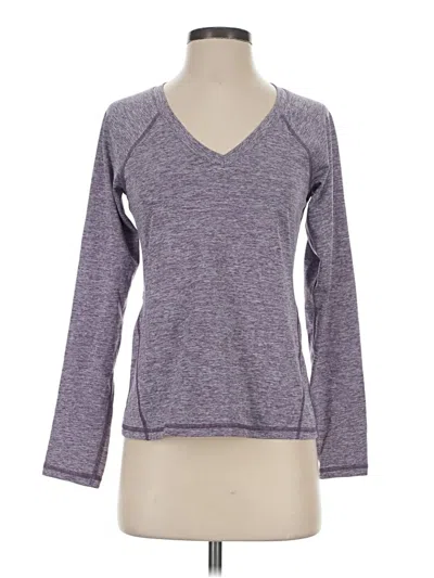 Pre-owned Ideology Long Sleeve T-shirt In Purple