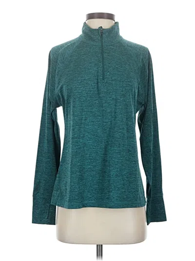 Pre-owned Ideology Long Sleeve T-shirt In Teal