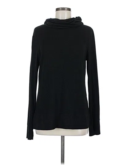 Pre-owned Ideology Long Sleeve Turtleneck In Black