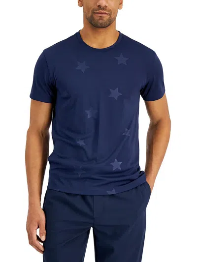 Ideology Mens Moisture-wicking Crewneck Shirts & Tops In Blue