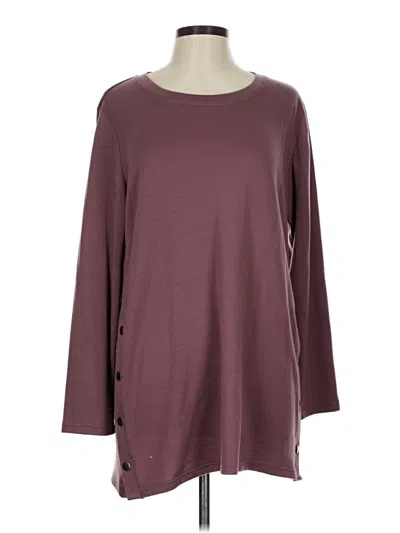 Pre-owned Ideology Pullover Sweater In Burgundy