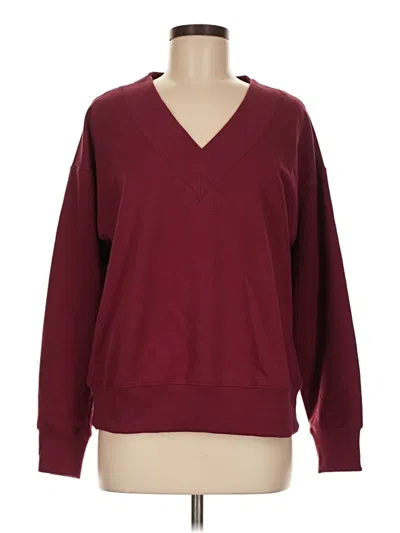 Pre-owned Ideology Pullover Sweater In Burgundy