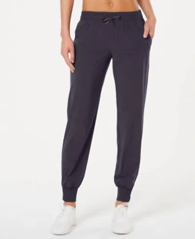 Ideology Recycled Woven Joggers In Deep Charcoal In Multi
