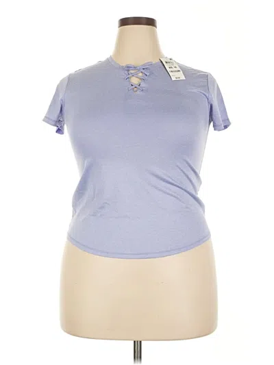 Ideology Short Sleeve Polo Shirt In Blue