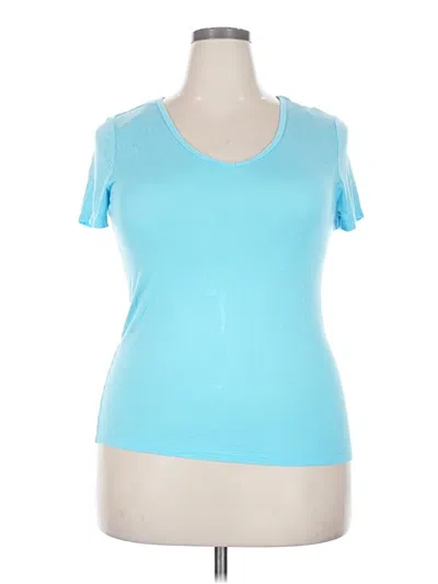 Pre-owned Ideology Short Sleeve T-shirt In Blue
