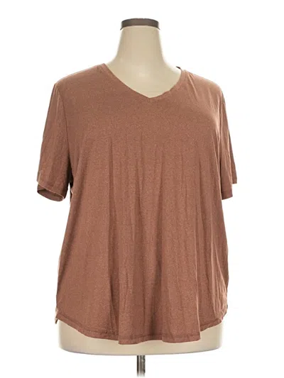 Pre-owned Ideology Short Sleeve T-shirt In Brown