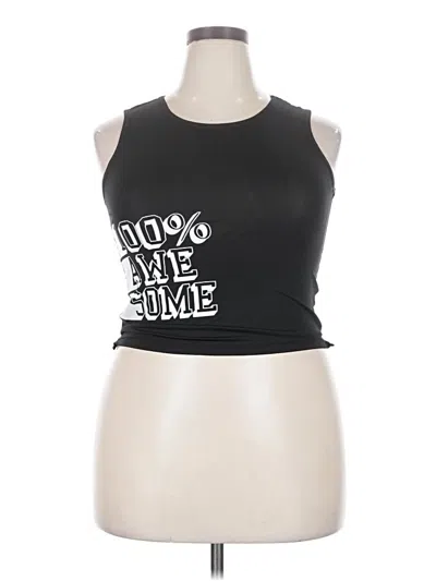 Pre-owned Ideology Sleeveless T-shirt In Black