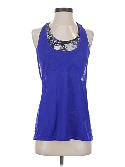Pre-owned Ideology Tank Top Blue Halter Neckline Tops