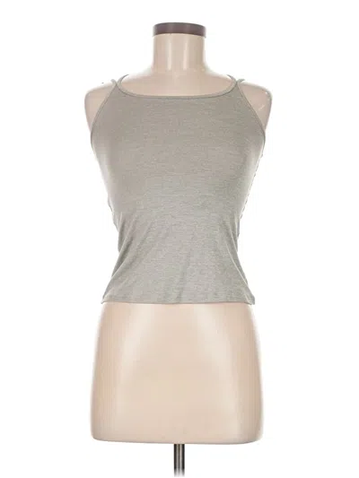 Pre-owned Ideology Tank Top Gray Halter Neckline Tops