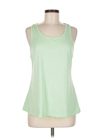 Pre-owned Ideology Tank Top Green Halter Neckline Tops