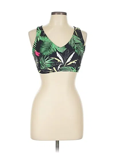 Pre-owned Ideology Tank Top Green Halter Neckline Tops