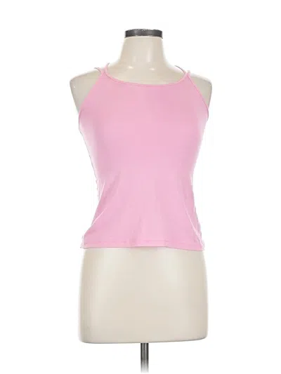 Pre-owned Ideology Tank Top Pink Halter Neckline Tops
