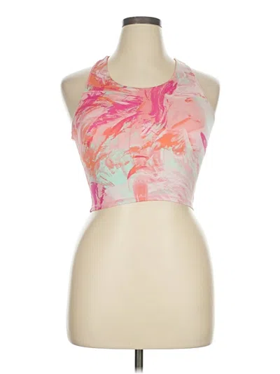 Pre-owned Ideology Tank Top Pink Halter Neckline Tops