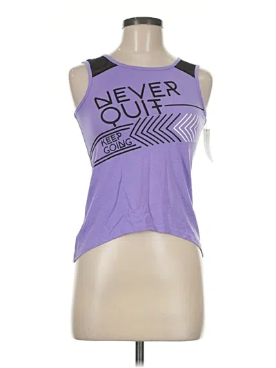 Pre-owned Ideology Tank Top Purple Halter Neckline Tops