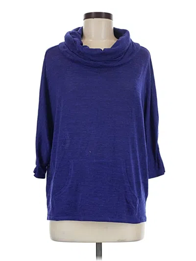 Pre-owned Ideology Turtleneck Sweater In Blue
