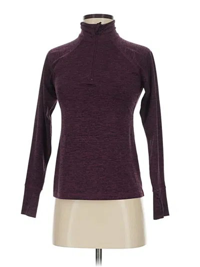 Pre-owned Ideology Turtleneck Sweater In Burgundy