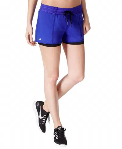 Ideology Women's 2 In 1 Woven Speed Shorts In Blazing Purple In Blue