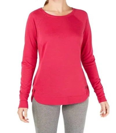 Ideology Women's Activewear Fitness Pullover Athletic Top In Fuchsia Crystal In Red