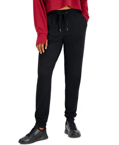Ideology Women's Activewear Slim Joggers In Deep Black