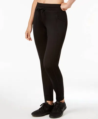 Ideology Women's Activewear Training Workout Athletic Pants In Noir In Black