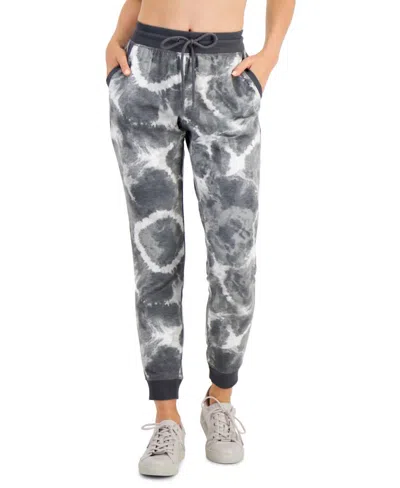 Ideology Activewear Tie-dyed Jogger Pants In Radial Gray