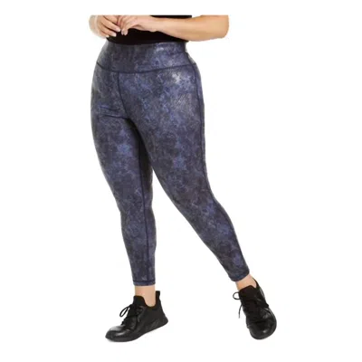Ideology Women's Python Print Leggings - Plus In Indigo Sea In Multi