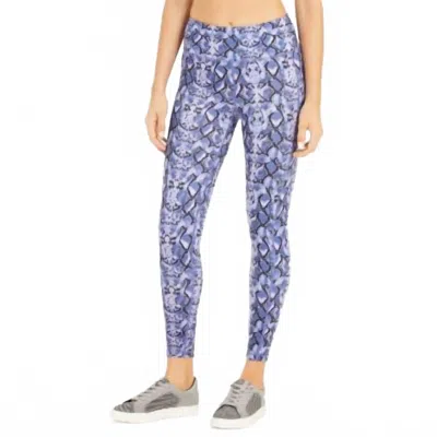 Ideology Womens Activewear Python Print Leggings In Luxe Iris In Pink