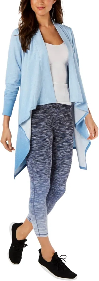 Ideology Womens Dip Dyed Wrap In Horizon Blue