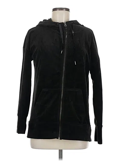 Pre-owned Ideology Zip Up Hoodie In Black