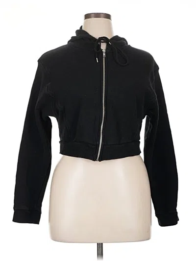 Pre-owned Ideology Zip Up Hoodie In Black