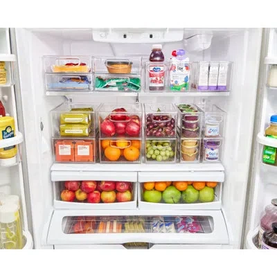 Idesign 18 Piece Kitchen Cabinet Pantry Bin Starter Set In Clear