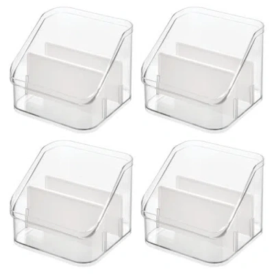 Idesign 3-section Divided Pantry Organizer In Transparent