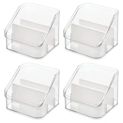 Idesign 3-section Divided Pantry Organizer In Transparent