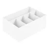 Idesign 5-section Divided Vanity Organizer For Cosmetic Storage - White In White