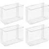 Idesign Adhesive Organizer Bin For Kitchen In Transparent